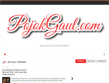 Tablet Screenshot of pojokgaul.com